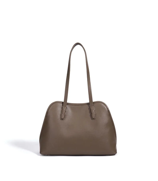 Straw Dome Shoulder Tote Bag