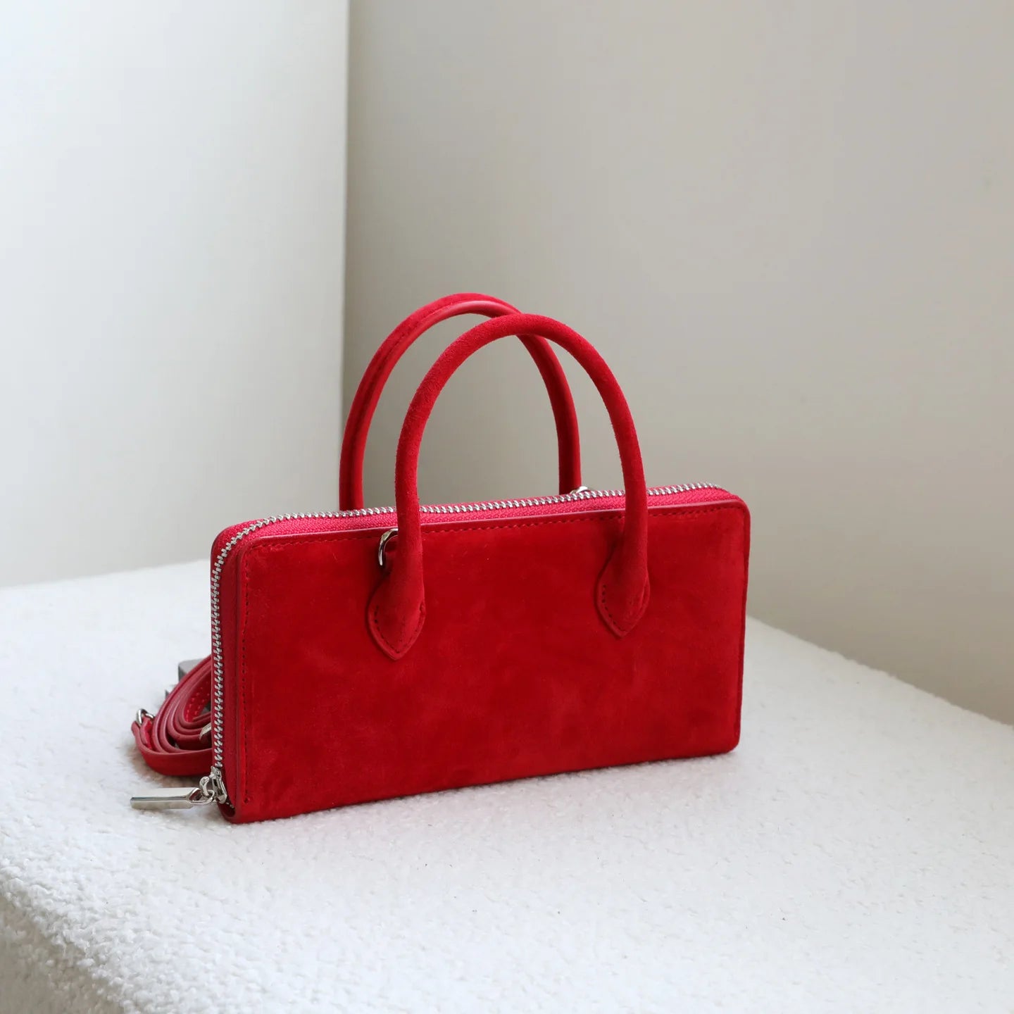 Polka Dot Boston Crossbody Bag