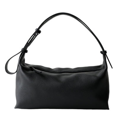 Striped Canvas Drawstring Shoulder Bag