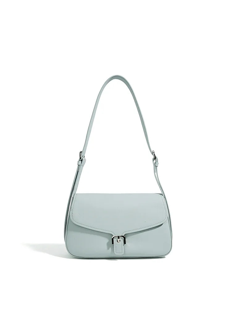 Lavender Flap Shoulder Crossbody Bag