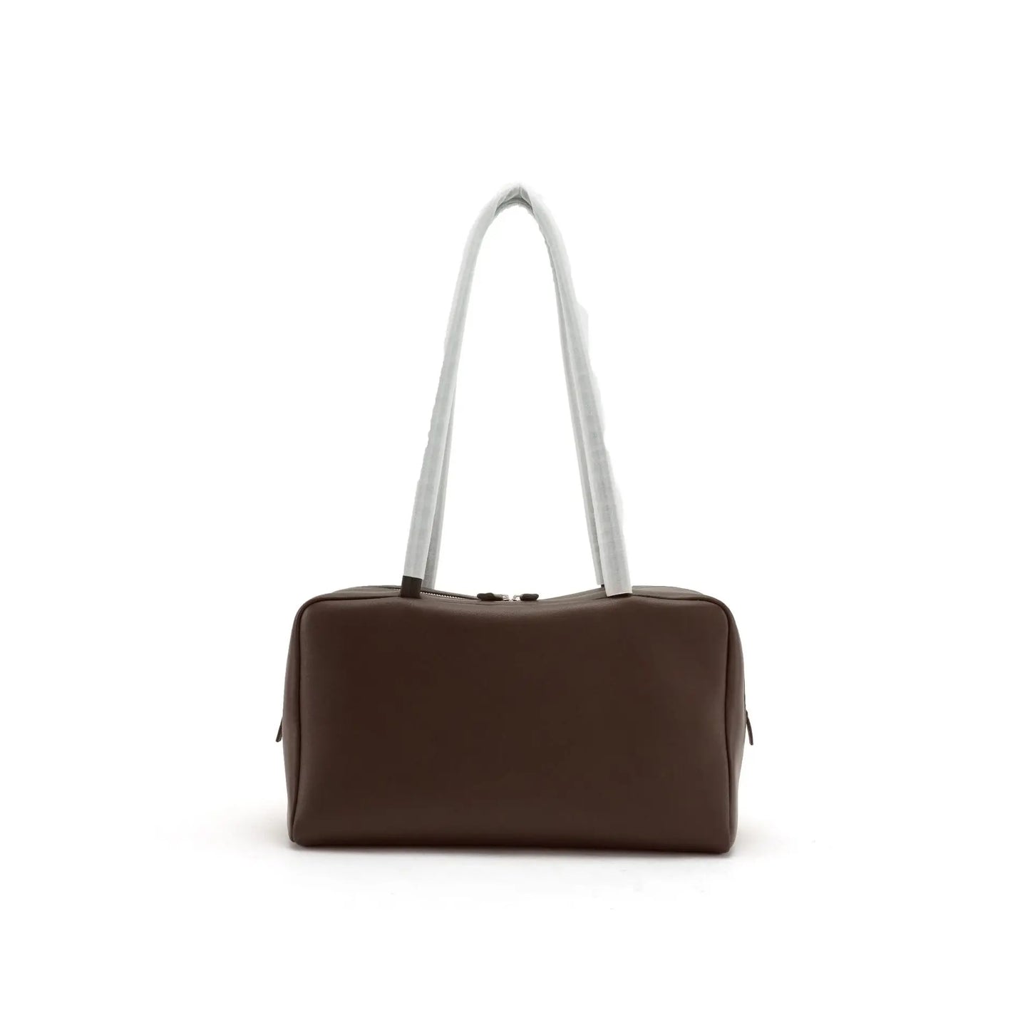 Black Lambskin Bowling Shoulder Bag