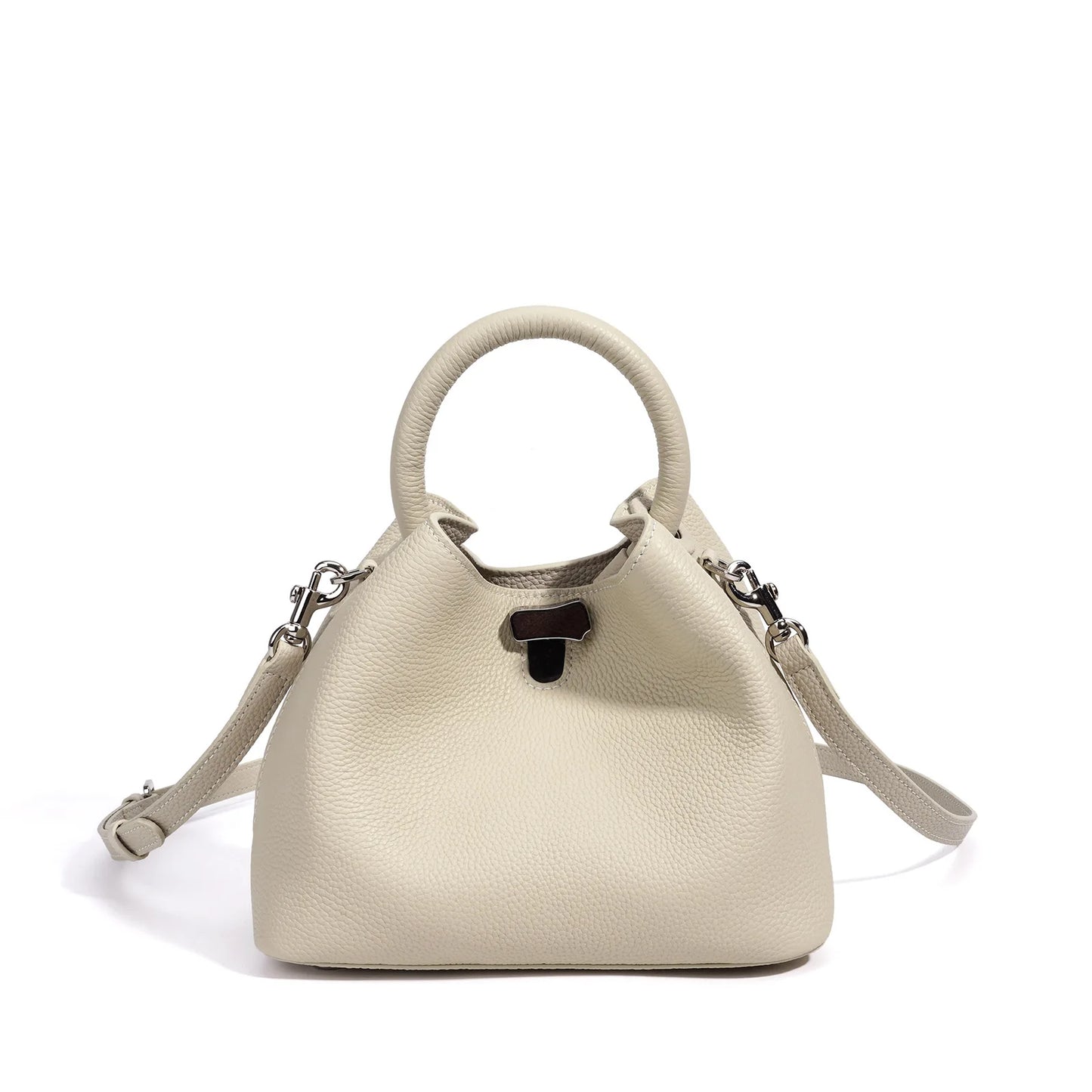 Lilac Leather Mini Satchel Bag