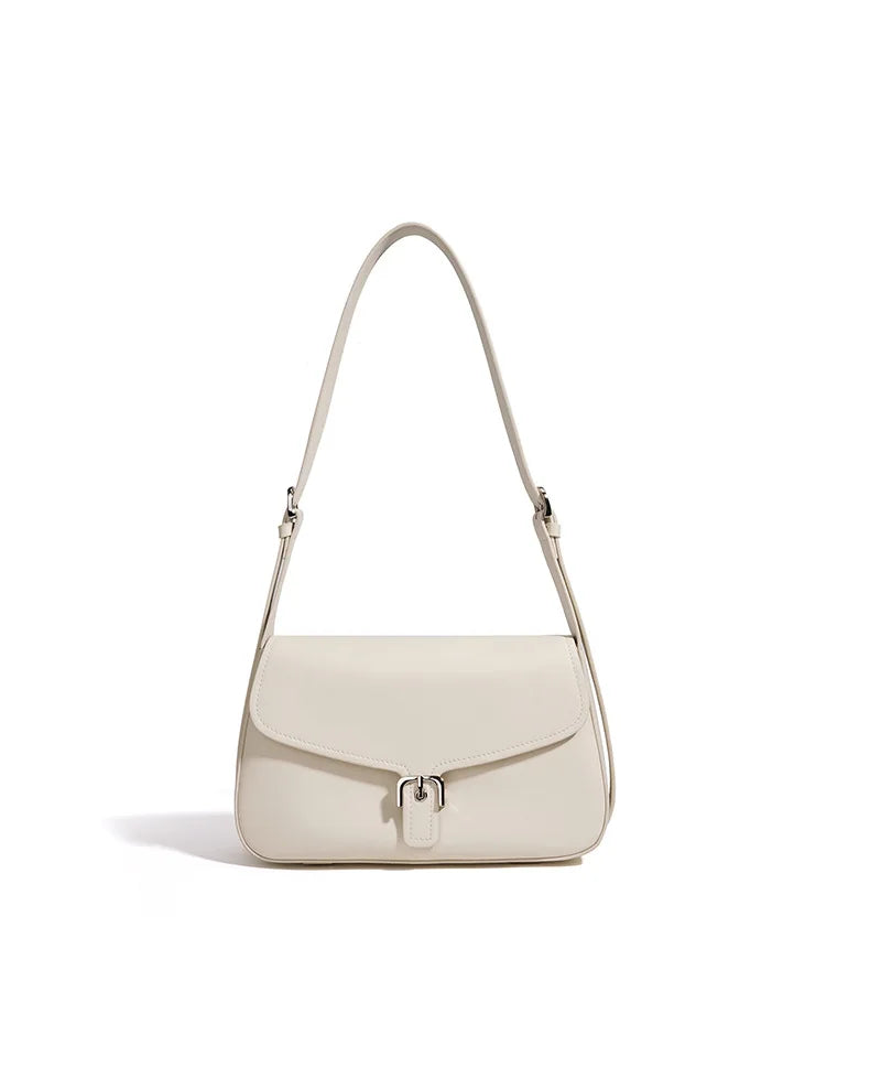 Lavender Flap Shoulder Crossbody Bag