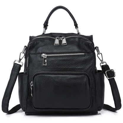 Brown Multi Pocket Backpack Bag