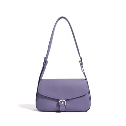 Lavender Flap Shoulder Crossbody Bag