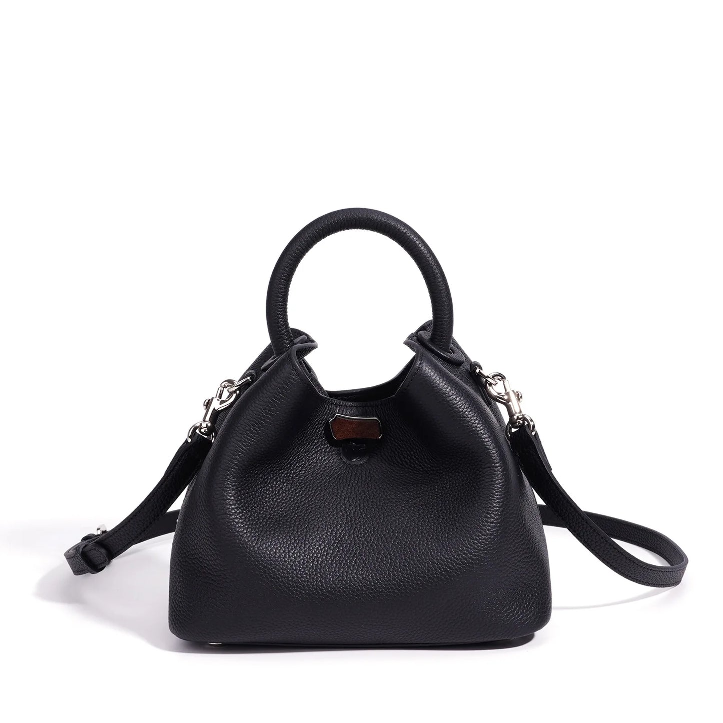 Lilac Leather Mini Satchel Bag