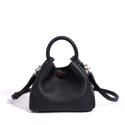 Lilac Leather Mini Satchel Bag