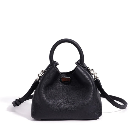 Lilac Leather Mini Satchel Bag