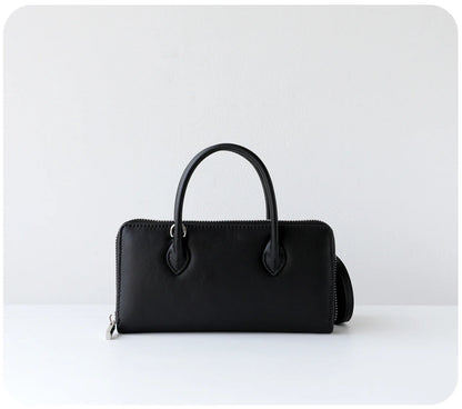 Polka Dot Boston Crossbody Bag