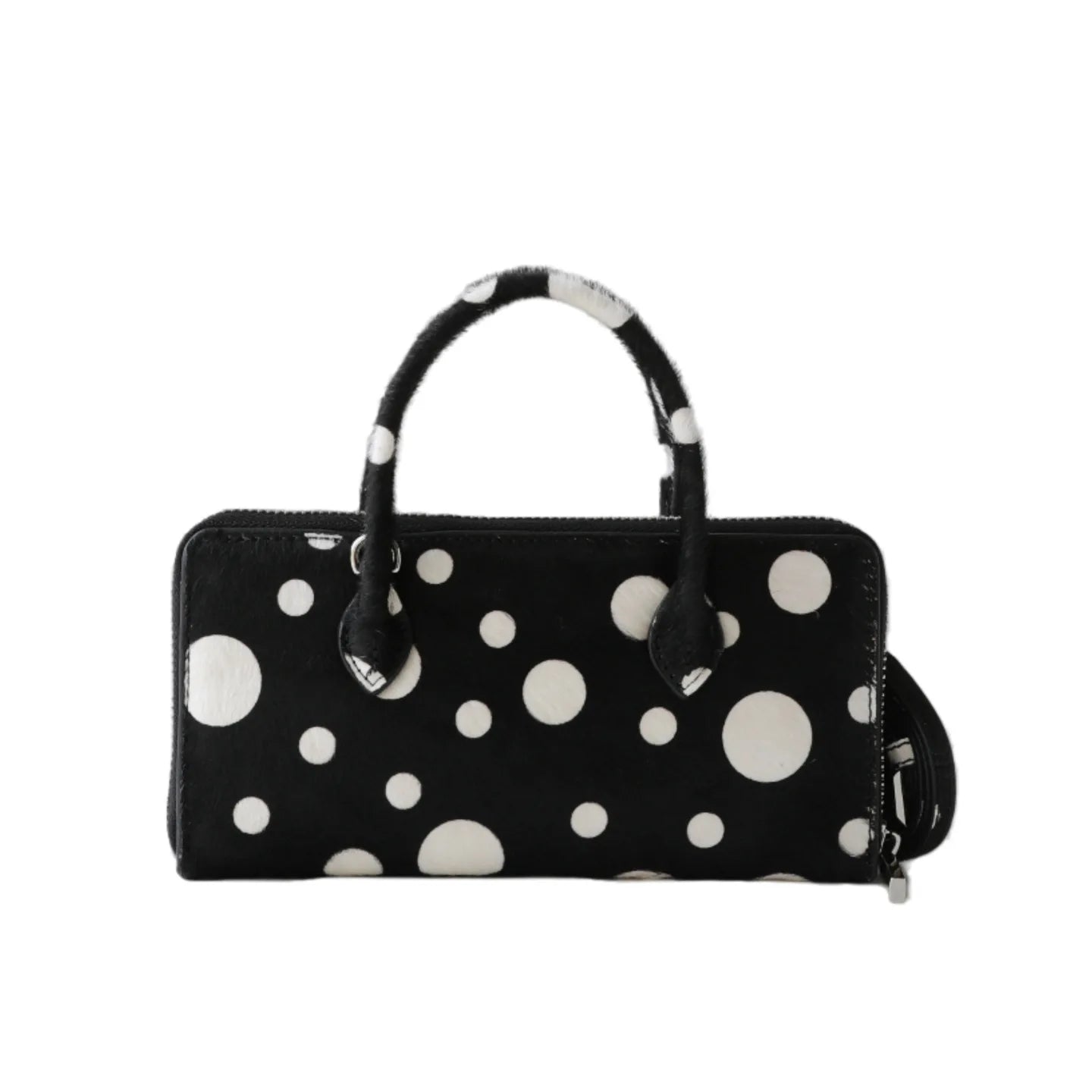 Polka Dot Boston Crossbody Bag