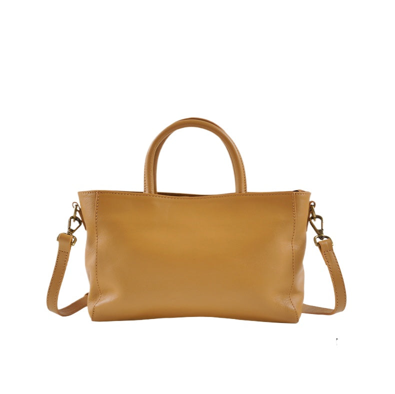 Teal Leather Mini Satchel Bag